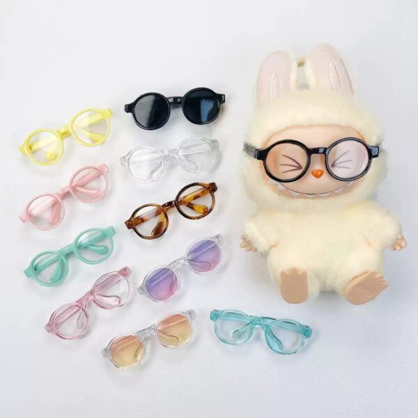 colorful glasses for doll